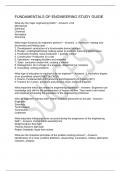 FUNDAMENTALS OF ENGINEERING STUDY GUIDE