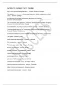 NCE&sol;LPC EXAM STUDY GUIDE