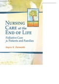 Nursing Care at the End of Life Palliative Care for Patients and Families( RATED A+)