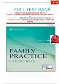       FULL TEST BANK FAMILY PRACTICE GUIDELINES 6TH EDITION BY JILL C&period; CASH MSN APN FNP-BC &lpar;EDITOR&rpar; Q&A 2023-2024 GRADED A&plus;   