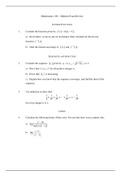 MATH 100 midterm exam review #3 (Long answer)