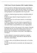 N3381 Exam 1 Practice Questions With Complete Solutions