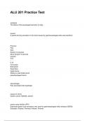 ALU 201 Practice Test REVISED AND UPDATED FOR 2026&sol;2027 ACTUAL EXAM COMPLETE QUESTIONS AND CORRECT DETAILED ANSWERS &lpar;VERIFIED ANSWERS&rpar; &vert;ALREADY GRADED A&plus;&vert;&vert;BRAND NEW&excl;&excl;