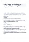 GI 14th edition Test bank practice questions fully solved & updated