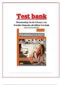 PHARMACOLOGY FOR THE PRIMARY CARE PROVIDER EDMUNDS 4TH EDITION TEST QUESTIONS & ANSWERS WITH RATIONALES COMPLETE AND WELL EXPLAINED BY EXPERTS ALREADY PASSED 100&percnt; CORRECT GRADED A&plus; LATEST UPDATE 2024 100&percnt; GUARANTEED SUCCESS AFTER DOWNLOAD &lpar;ALL YOU NEED TO