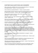 NCBTMB EXAM QUESTIONS AND ANSWERS