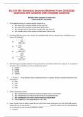BU&period;510&period;601 Statistical Analysis Midterm Exam 2024&sol;2025  Questions and Answers with complete solutions