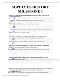 SOPHIA US HISTORY 1 & 2 