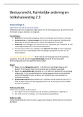 Samenvatting Bestuursrecht, Ruimtelijke Ordening en Volkshuisvesting 2.3. Afstudeerrichting Assetmanagement