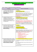 SAUNDERS ATI PHARMACOLOGY STUDY GUIDE COMPLETE SOLUTION WITH RATIONALS: GRADED A | 100% CORRECT