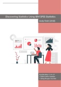 Uitgebreide samenvatting + Oefenmodules van A. Field Discovering Statistics Using IBM SPSS Statistics 