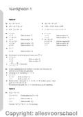 Moderne Wiskunde 11e ed havo 4 A uitwerkingen vaardigheden 1