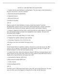 Western Governors University - NURSING MISCCRITICAL CARE MED PRACTICE QUESTIONS