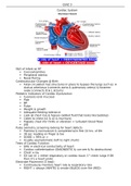 NURS 317L Cardiac System Quiz 3 Chamberlain College