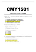 CMY1501 Assignment 1 (2021) answers