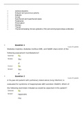 NURS 6501/WEEK 9 QUIZ, COMBINED CHAPTERS 17,18,19 & 20 - HUETHER & MCCANCE UNDERSTANDING PATHOPHYSIOLOGY 5TH EDITIONS correct  Answers (100% Correct)