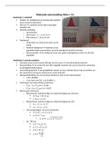 Samenvatting  vwo 5 wiskunde A, Hoofdstuk 2&4 en vaardigheden 3
