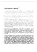 Limited company Accounting theory