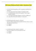 NSG 6020 Midterm Study Guide Questions Only| NSG6020 Midterm Study Guide Questions Only