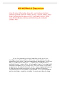 NR 506 Week 6 Discussion  &lpar;Graded A&plus;&rpar;