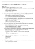 NURSING 101 Chapter 42&period; Nursing Care of Women With Reproductive System Disorders Chamberlain College