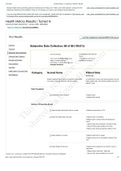 NUR 3065C Shadow Health&lowbar;Health History Results&lowbar;2020 &vert; Subjective Data Collection&colon; 88 of 88 &lpar;100&period;0&percnt;&rpar;