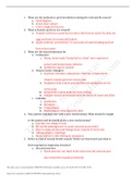 PN1 Study Guide Exam 3. Questions & Answers.