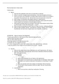 Exam (elaborations) NUR2407 / NUR 2407 Pharmacology (NUR2407) (NUR2407 / NUR 2407 Pharmacology (NUR2407))  Pharmacology Exam 3 Study Guide