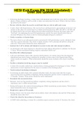 HESI Exit Exam RN 2018 &lpar;Updated&rpar; - Over 500 Questions