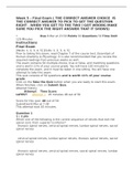 HIM 205 Week 5 FINAL EXAM MARCH 2021 50 QUESTIONS AND ANSWERS SOLUTION 