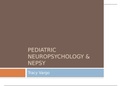 PEDIATRIC NEUROPSYCHOLOGY & NEPSY