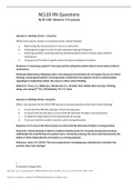 NCLEX-RN Questions Module 3 latest 2020&sol;2021 with complete solution