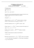 Exámenes parciales y finales con algunas respuestas - Análisis Matemático II