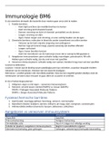 Uitgebreide Samenvatting Immunologie course BM6 BML