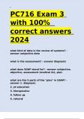 PC716 Exam 3 with 100- correct answers 2024