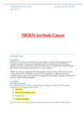 NR283 Case Study Cancer
