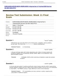 NURS 6630N Approaches to Treatment, Final Exam Graded A (75/75)