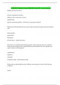 AWHONN PEOP Perinatal Final Review Exam 2024&sol;2025 with 100&percnt; correct  answers 