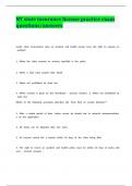 PACKAGE PACKAGE1&excl;&excl;NY REAL ESTATE&comma;LIFE ACCIDENT AND STATE INSURANCE EXAMS WITH COMPLETE SOLUTIONS 
