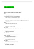 HESI A2 REVIEW&period;Latest And Graded A&plus;