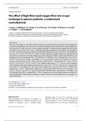 The effect of high&hyphen;flow nasal oxygen flow rate on gas exchange in apnoeic patients&period;