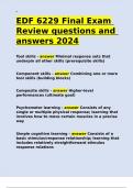 EDF 6229 Final Exam Review questions and answers 2024&period;d