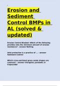 Erosion and Sediment Control BMPs in AL &lpar;solved & updated&rpar;&period;d