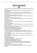 2019 HESI EXIT V2 questions with correct answers