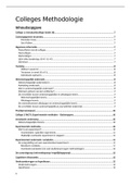 80 blz Methodologie aantekeningen (METO)