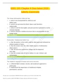 HIEU 201 Chapter 4 Quiz latest 2020 - Liberty University GRADED A&plus;