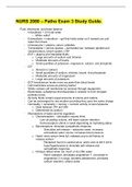 NURS 2080 &ndash; Patho Exam 3 Study Guide&period;