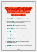 ESL certification Exam Questions with Correct Verified Answers Latest Update &lpar;2024&sol;2025&rpar; Guaranteed Pass