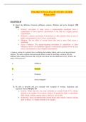 NSG3023 FINAL EXAM STUDY GUIDE&sol; Winter2019 &lpar;Graded A&plus;&rpar; LATEST UPDATE