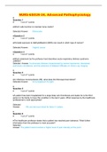 NURS-6501N-34&comma; Advanced Pathophysiology&period; 2021 Test Exam - Week 11 Final&period;  Top Grade Question & Answers Graded A Already